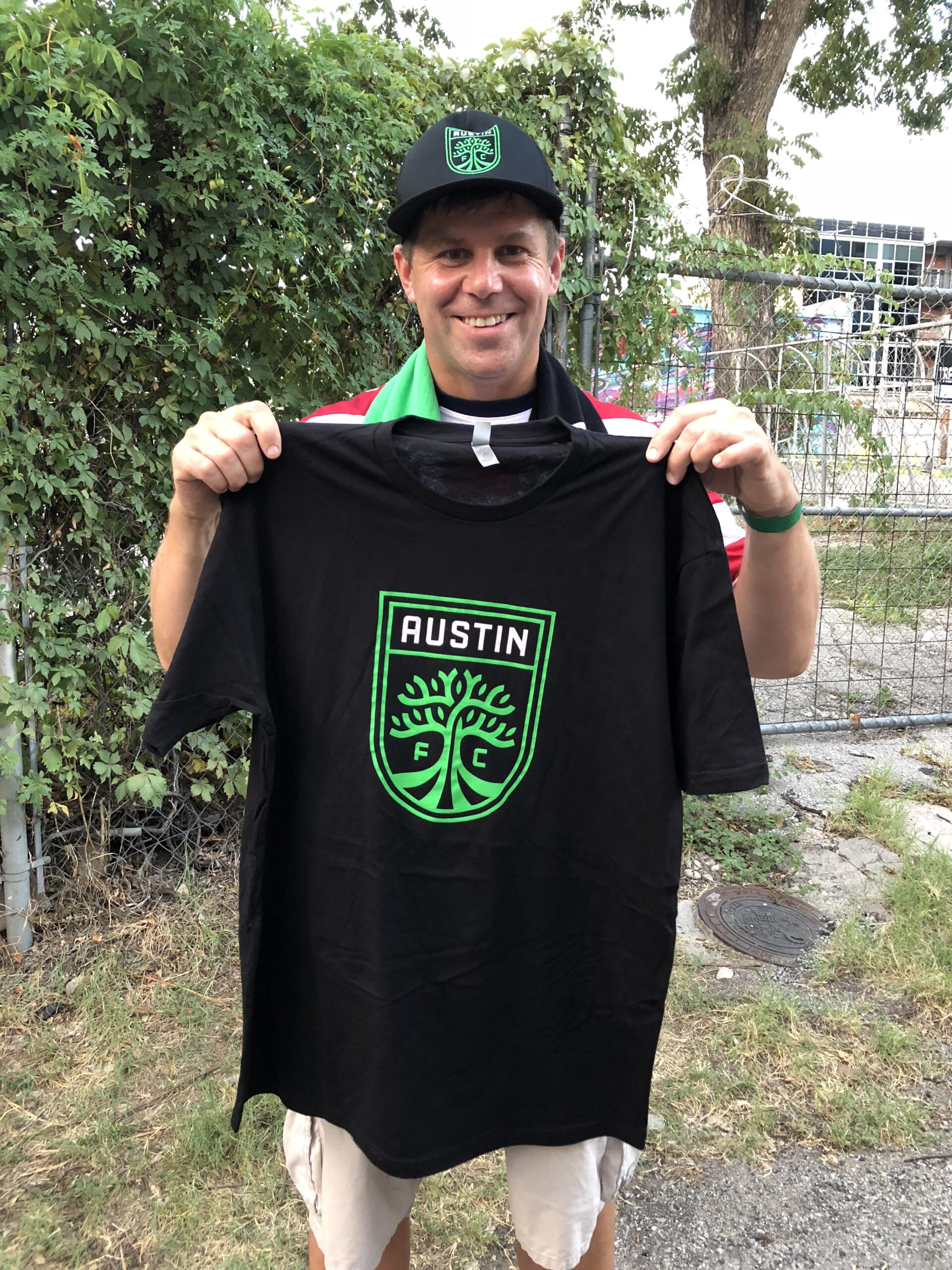 My first Austin FC hat and shirt