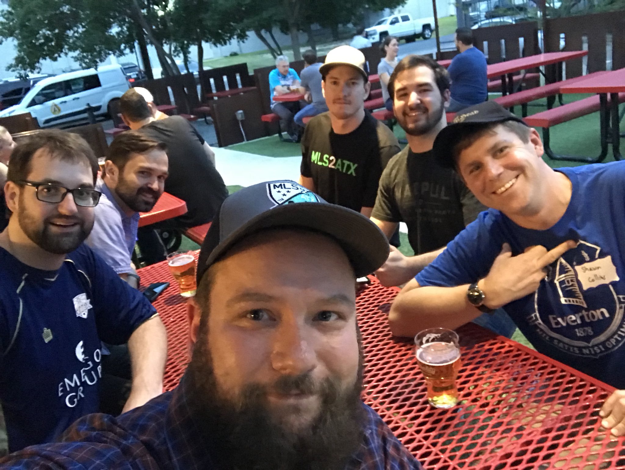 Austin soccer fans at Austin Beerworks